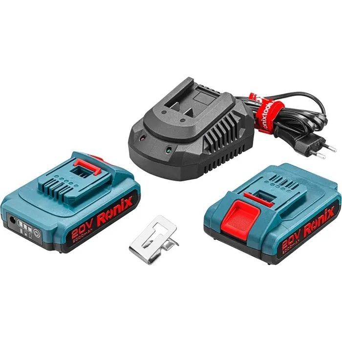 Шуруповерт Ronix ударный аккумуляторный 20В, 2Ah х 2 (8905K) изображение 9