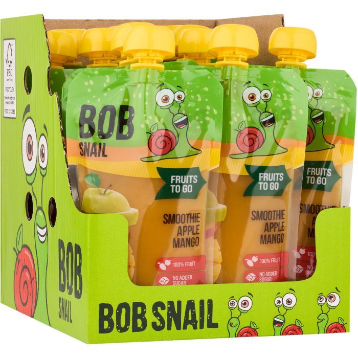 Дитяче пюре Bob Snail Равлик Боб Смузі Яблуко-Манго 200 г (4820219347033) зображення 2