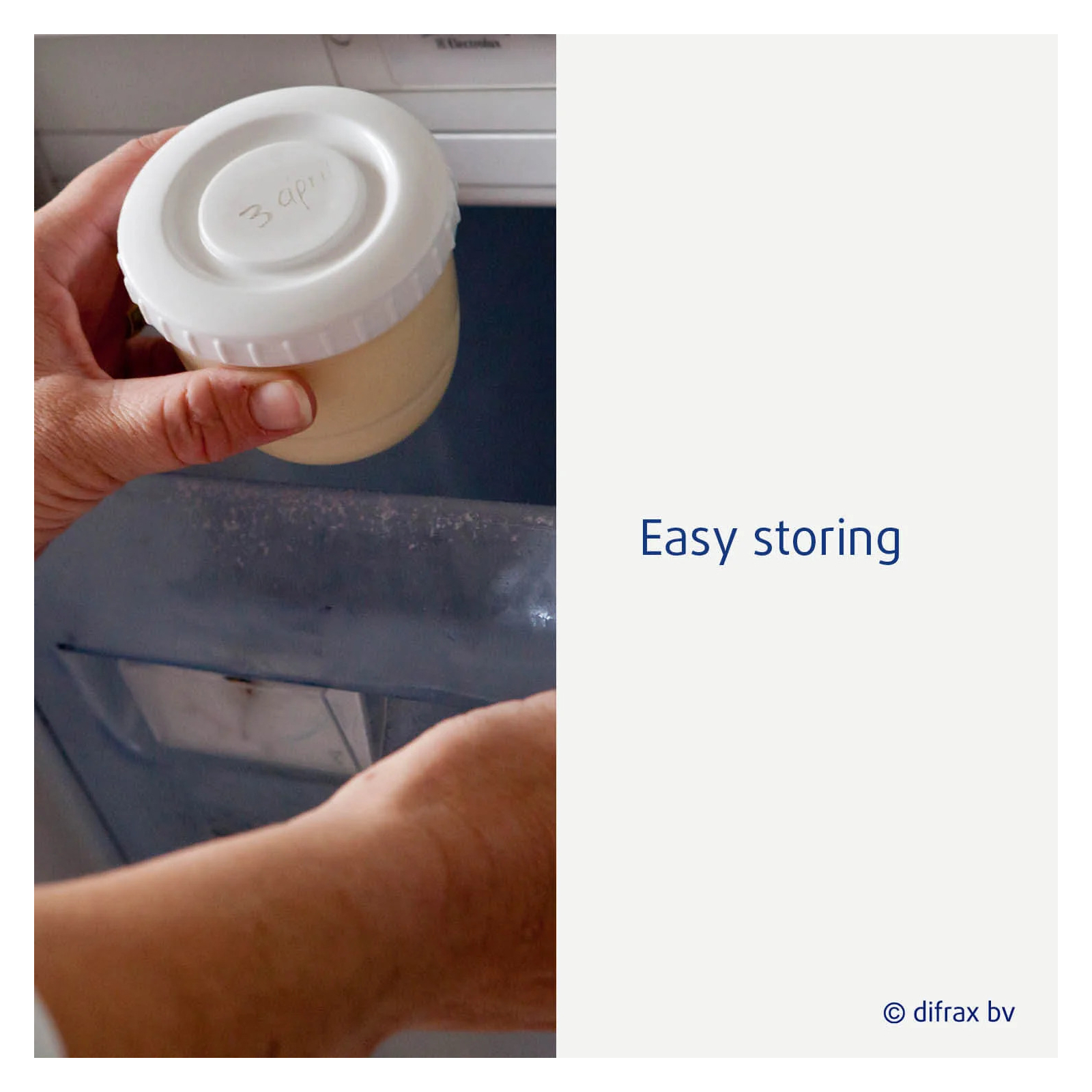 Контейнер для хранения грудного молока Difrax и питание 6 шт (617) изображение 5