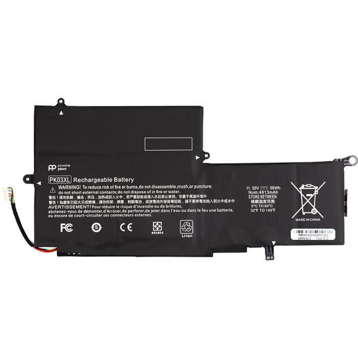Аккумулятор для ноутбука HP Spectre Pro X360 G1 (PK03XL) 11.55V 4913mAh PowerPlant (NB462032)