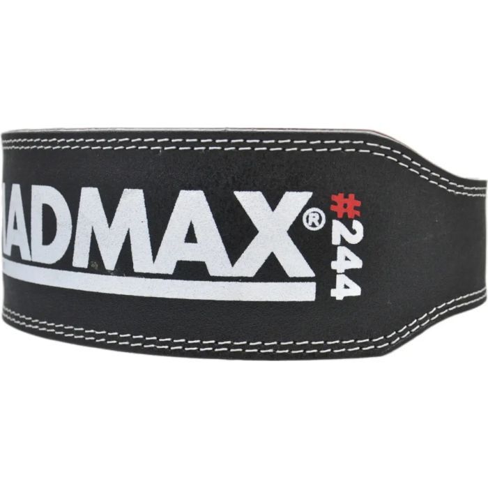 Атлетичний пояс MadMax MFB-244 Sandwich шкіряний Black XL (MFB-244_XL) зображення 3