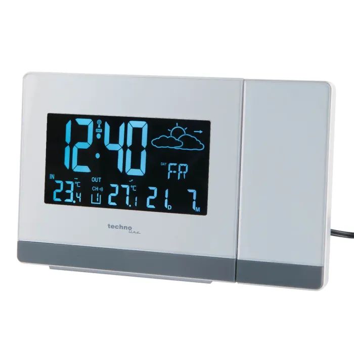 Настільний годинник Technoline WT549 проекційний White (DAS301195) зображення 3