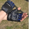 Перчатки для фитнеса PowerPlay 9058 Thunder чорно-сині M (PP_9058_M_Thunder) изображение 7