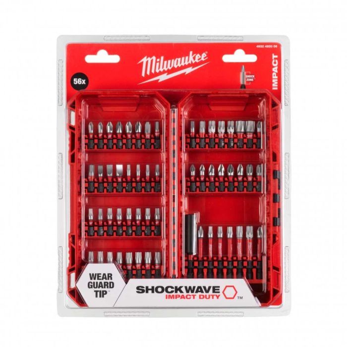 Набор бит Milwaukee SHOCKWAVE 56 шт (4932492006) изображение 3