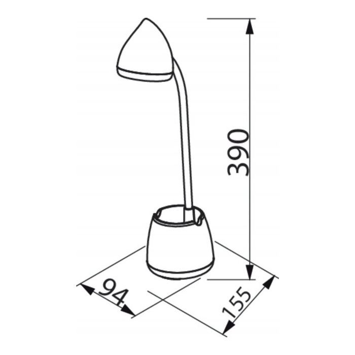 Настільна лампа Philips LED Reading Desk lamp Hat 4.5W, 3000/4000/5700K, 1800mAh (Lithium battery), білий (929003241007) зображення 5