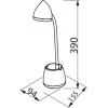 Настільна лампа Philips LED Reading Desk lamp Hat 4.5W, 3000/4000/5700K, 1800mAh (Lithium battery), білий (929003241007) зображення 5