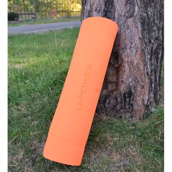 Коврик для йоги U-Powex Yoga mat Orange/Blue 183х61х0.6 (UP_1000_TPE_Or/Blue) изображение 5