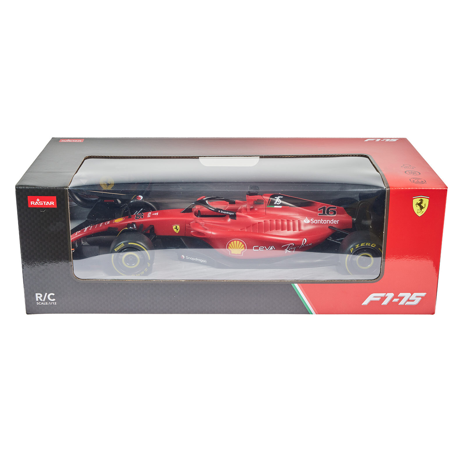 Радиоуправляемая игрушка Rastar Ferrari F1 75 1:12 (99960 red) изображение 9