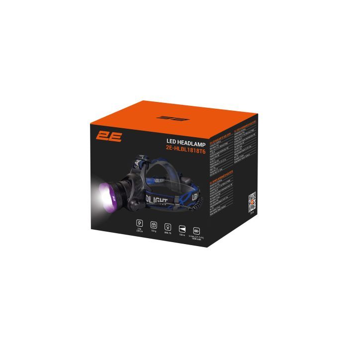 Фонарь 2E Micro-USB 1800мАг 230лм 3 функції освітлення (2E-HLBL1818T6) изображение 6