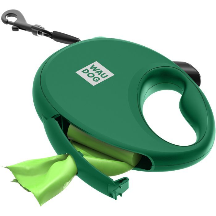 Повідець для собак WAUDOG R-leash з контейнером для пакетів S до 12 кг 3 м фіолетовий (26279) зображення 4