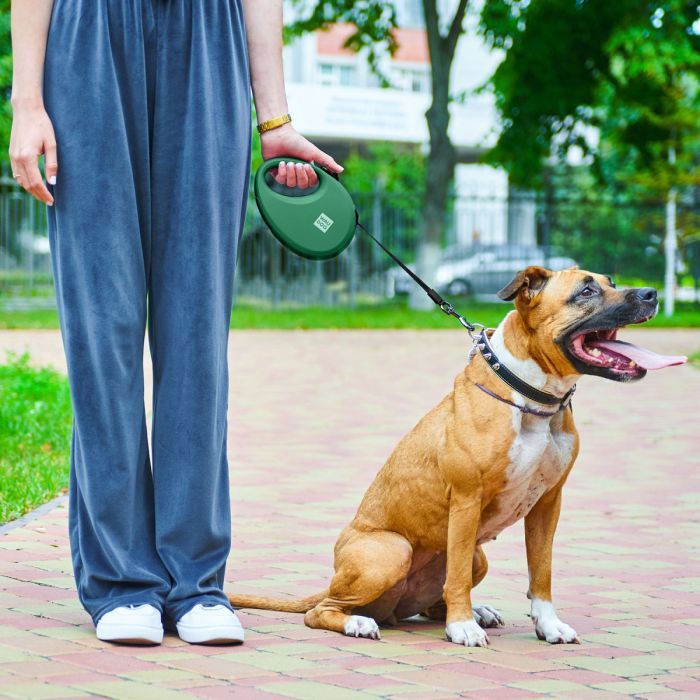Повідець для собак WAUDOG R-leash з контейнером для пакетів S до 12 кг 3 м фіолетовий (26279) зображення 6