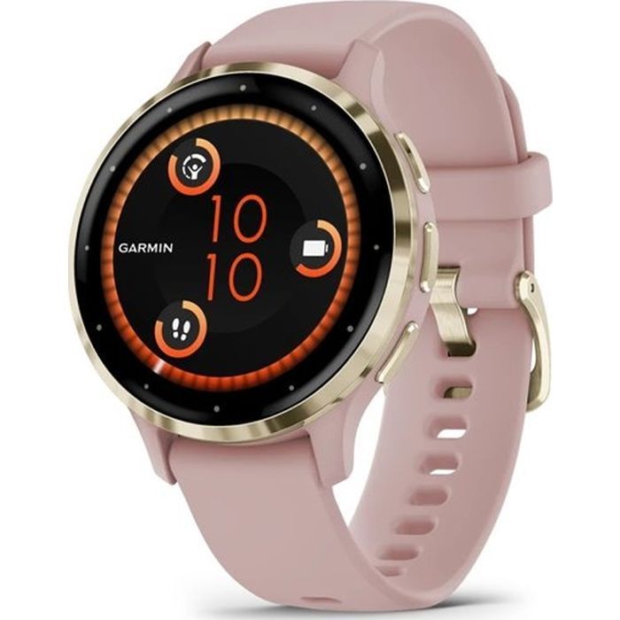 Смарт-часы Garmin Venu 3S, Dust Rose + Soft Gold, GPS (010-02785-03)