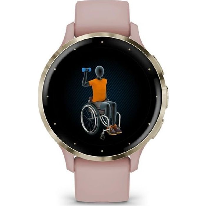 Смарт-часы Garmin Venu 3S, Dust Rose + Soft Gold, GPS (010-02785-03) изображение 8