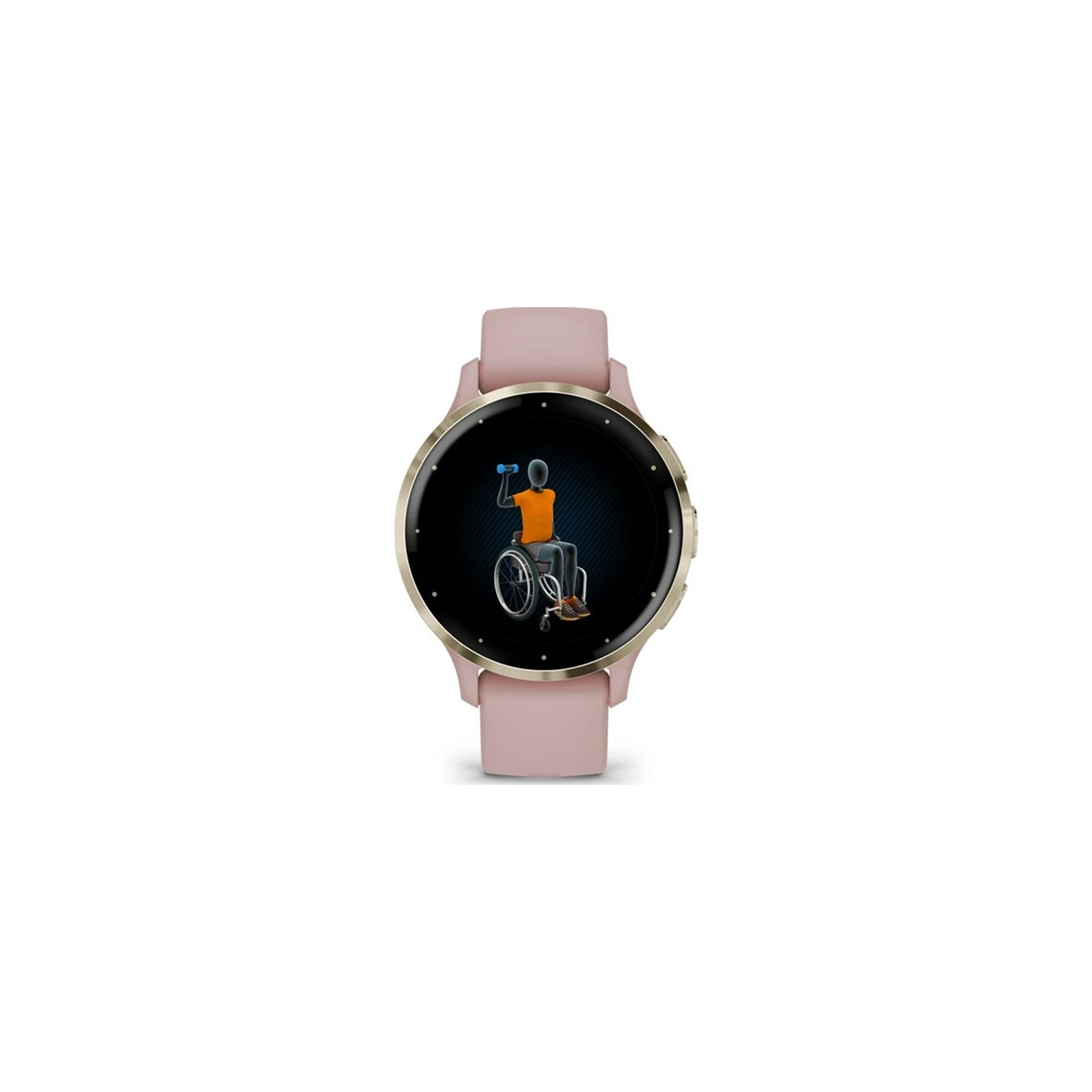 Смарт-часы Garmin Venu 3S, Dust Rose + Soft Gold, GPS (010-02785-03) изображение 8