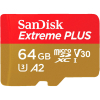 Карта пам'яті SanDisk 64GB microSD class 10 V30 Extreme PLUS (SDSQXBU-064G-GN6MA) зображення 2
