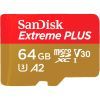 Карта памяти SanDisk 64GB microSD class 10 V30 Extreme PLUS (SDSQXBU-064G-GN6MA) изображение 2