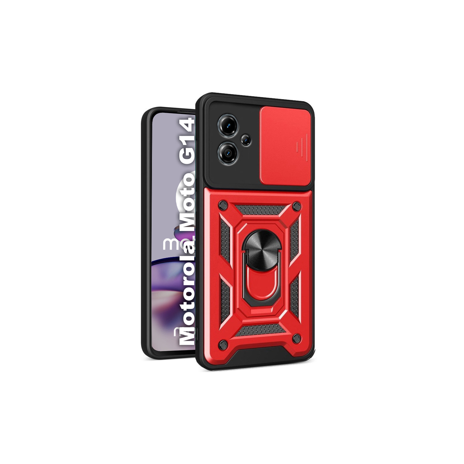 Чехол для мобильного телефона BeCover Military Motorola Moto G14 Red (709964)