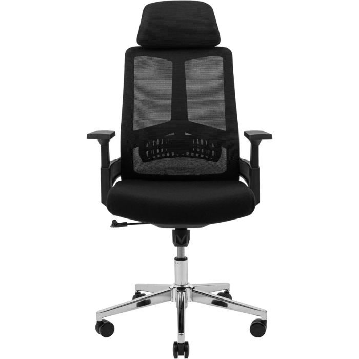 Офисное кресло Richman Токен Хром M-1 (Tilt) Сетка черная + сетка серая (ADD0003213) изображение 2