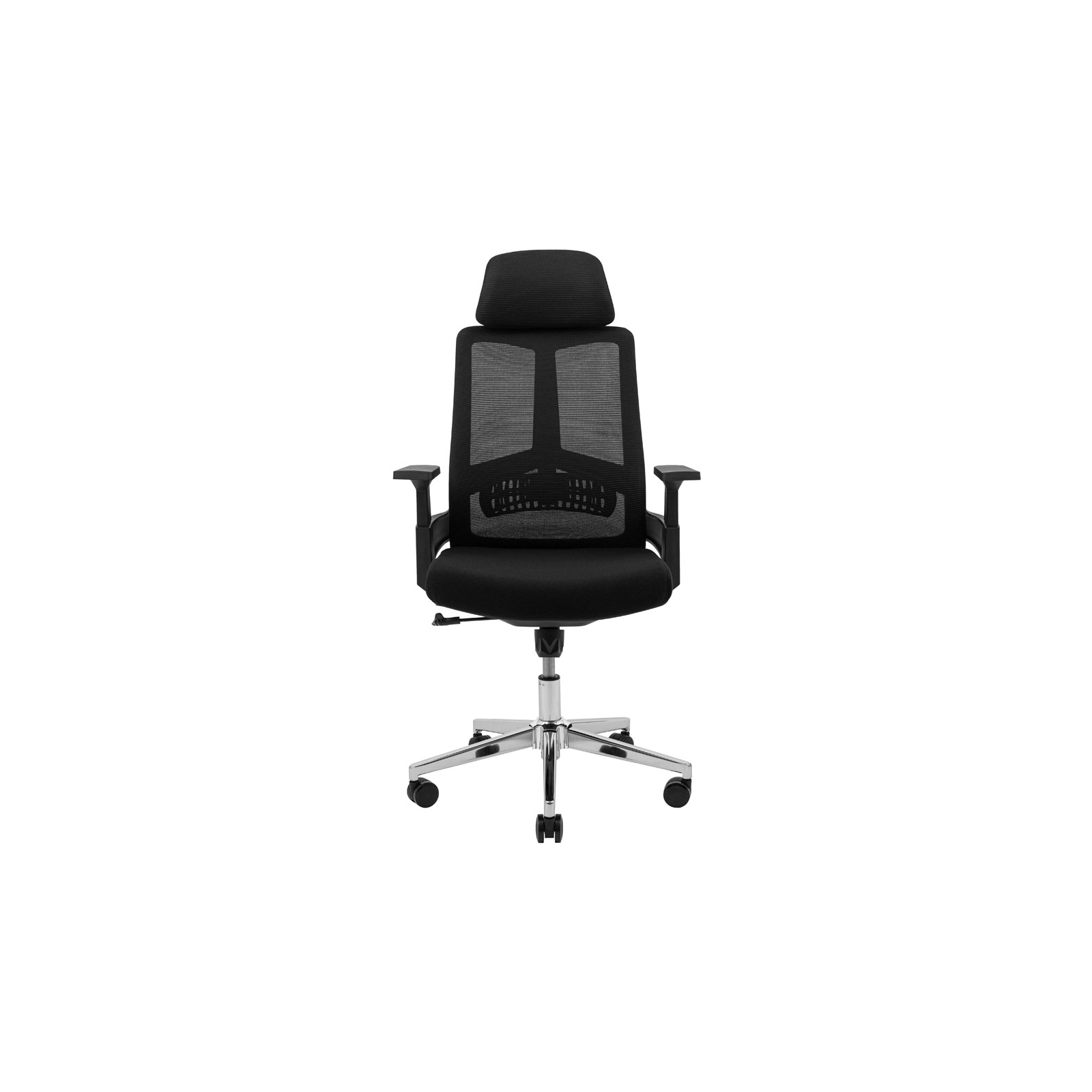 Офісне крісло Richman Токен Хром M-1 (Tilt) Сітка чорна + сітка сіра (ADD0003213) зображення 2
