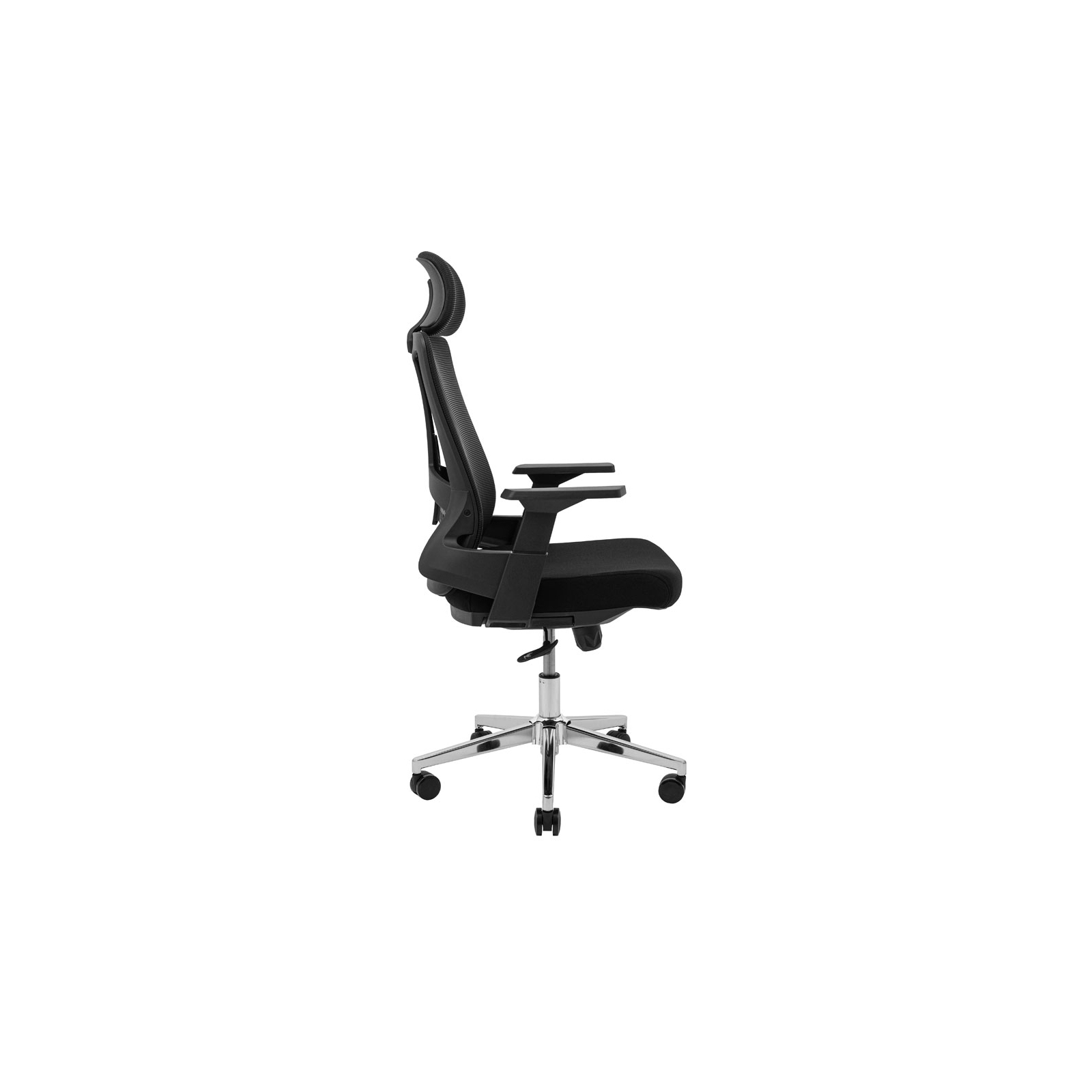 Офисное кресло Richman Токен Хром M-1 (Tilt) Сетка черная + сетка серая (ADD0003213) изображение 3
