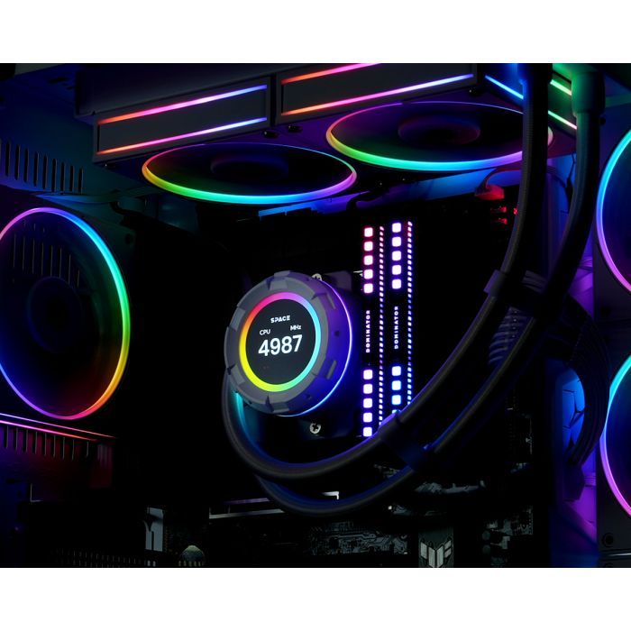 Система рідинного охолодження ID-Cooling SL240 WHITE зображення 11