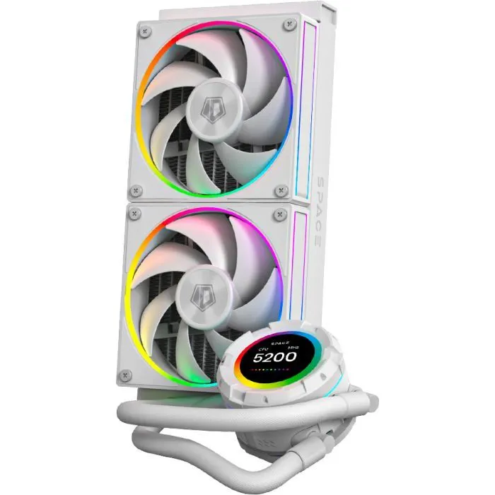 Система жидкостного охлаждения ID-Cooling SL240 WHITE изображение 2