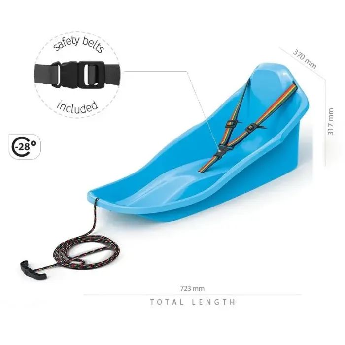 Санки Prosperplast Topo, зеленый (5905197481944) изображение 3