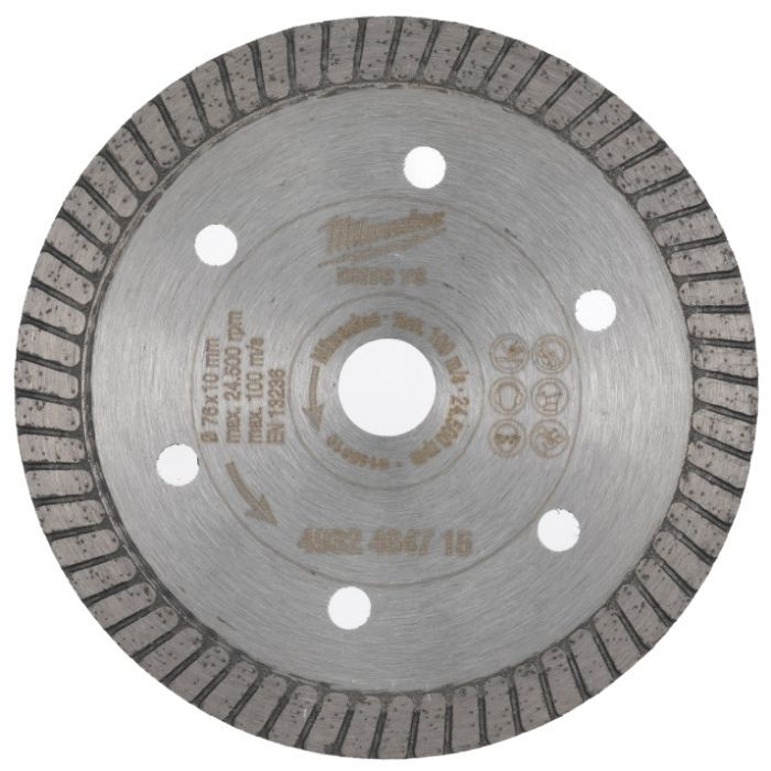 Круг отрезной Milwaukee для M12 FCOT, алмазный DHTS 76, 76мм (4932464715) изображение 2