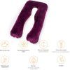 Подушка MirSon для вагітних і відпочинку Velvet Line №8024 U-подібна Adenium (2200006178569) зображення 12
