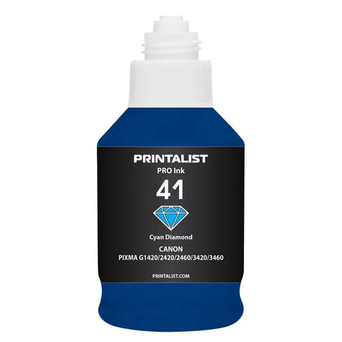 Чернила Printalist Canon GI-41 для Pixma G2420/3420 190г Cyan (PL41C) изображение 2