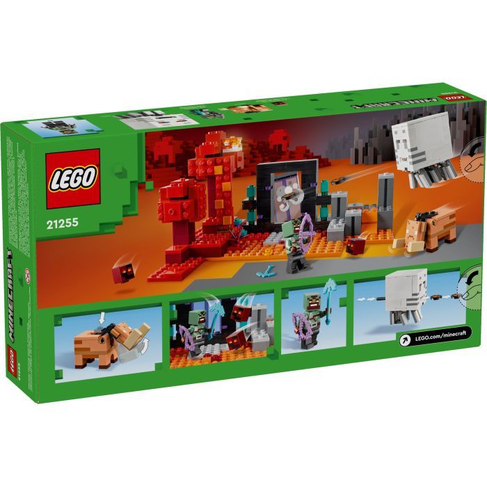 Конструктор LEGO Minecraft Засада у портала в Нижний мир 352 деталей (21255) изображение 9