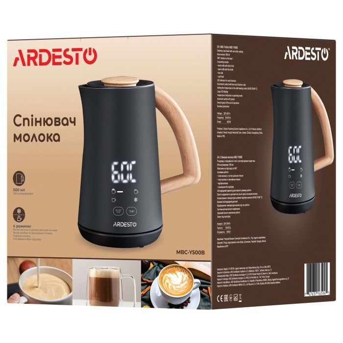 Капучинатор Ardesto MBC-Y500B зображення 9