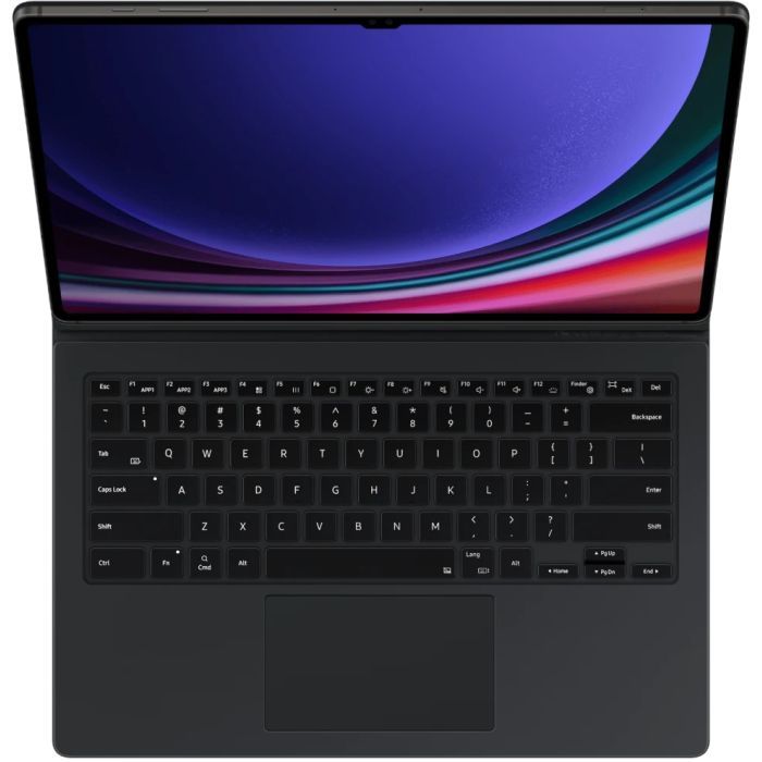 Чехол для планшета Samsung Tab S9 Ultra Book Cover Keyboard Black (EF-DX915BBEGUA) изображение 6