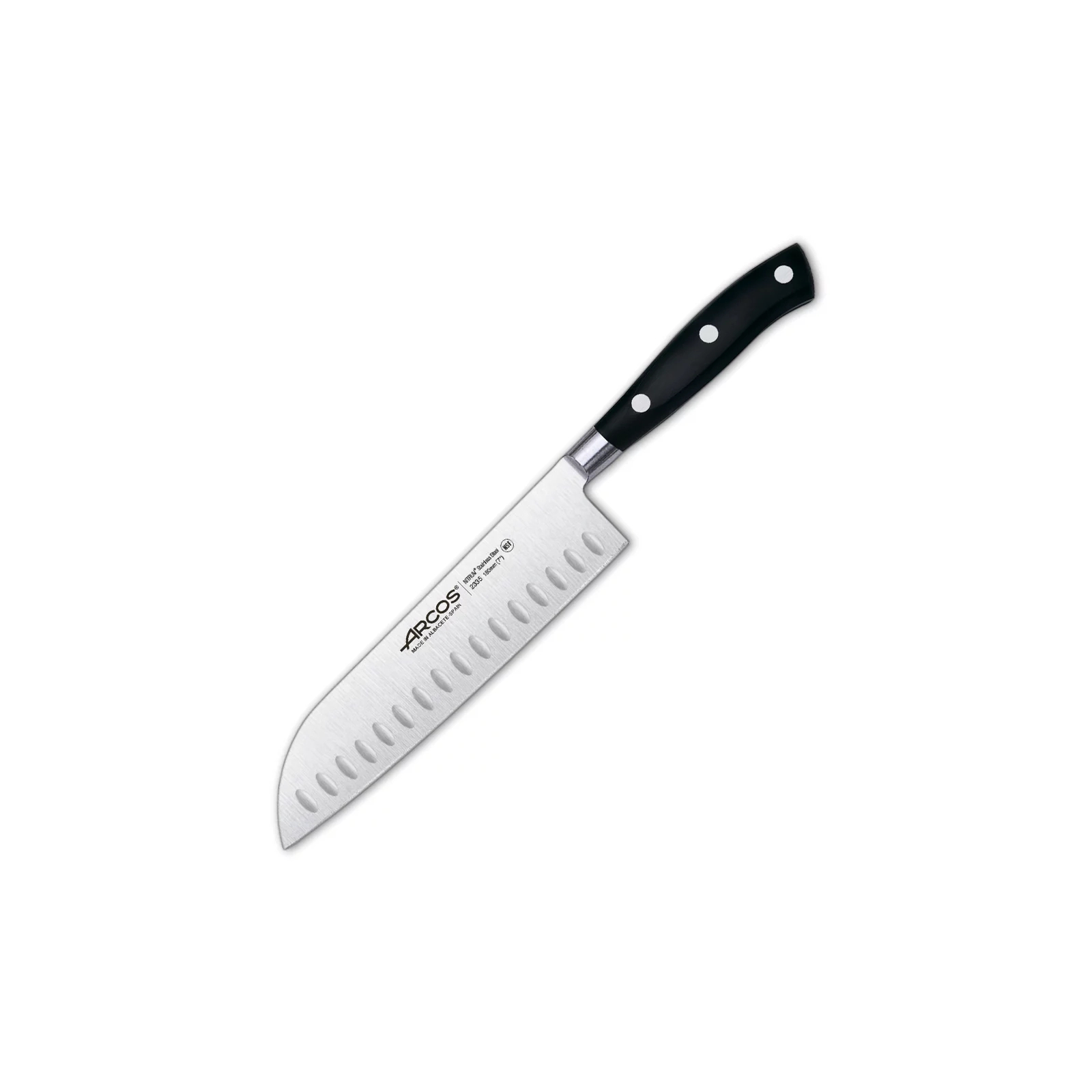 Кухонный нож Arcos Riviera Сантоку 180 мм White (233524)