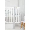 Кроватка Angelo Magic белая (бело-серая) 120х60 (12001) изображение 6