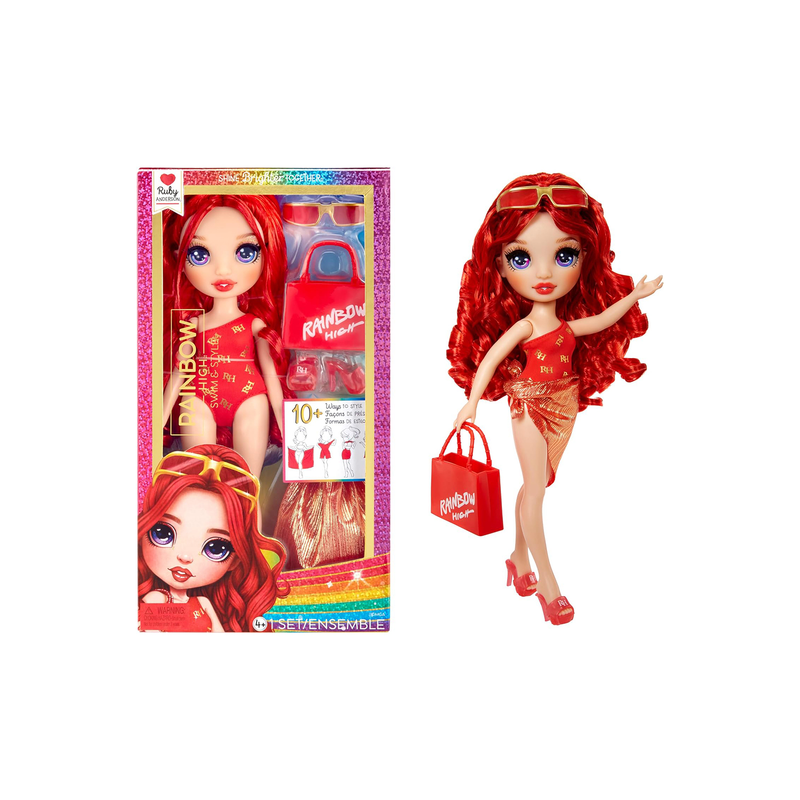 Кукла Rainbow High серии Swim & Style - Руби (507277) изображение 7