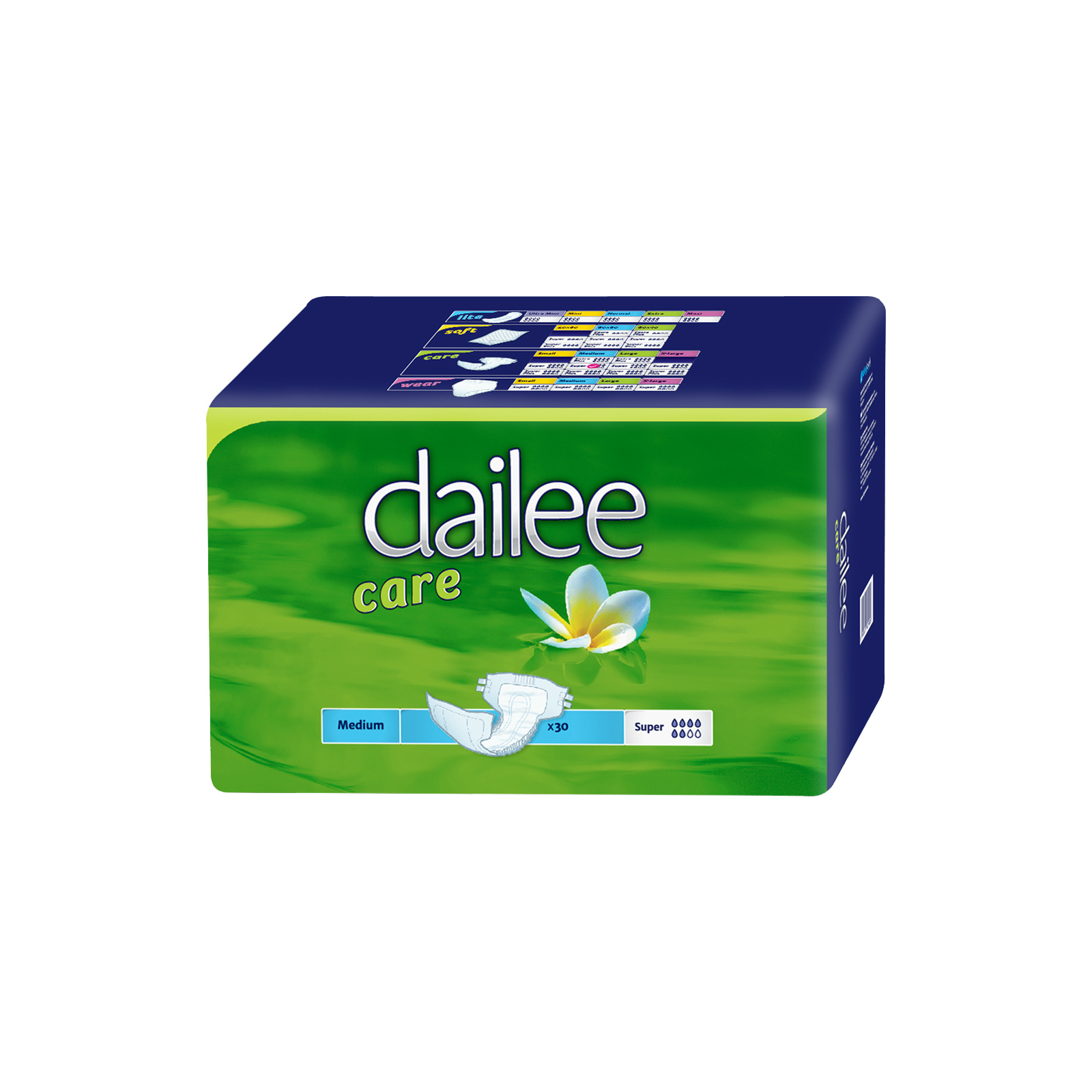 Подгузники для взрослых Dailee Super Medium 30 шт (8595611621826)