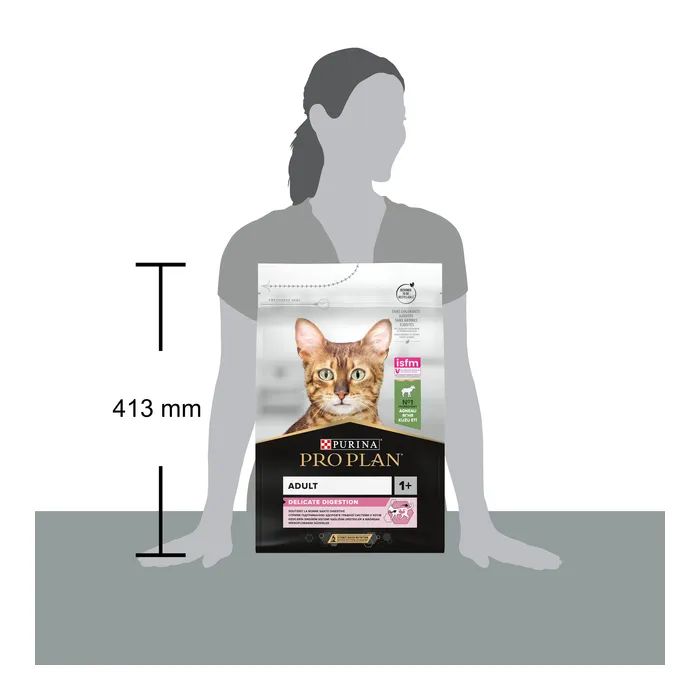 Сухой корм для кошек Purina Pro Plan Delicate Lamb со вкусом ягненка 3 кг (7613035846708) изображение 4