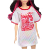 Кукла Barbie Fashionistas в блестящем платье-футболке (HRH12) изображение 4