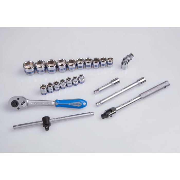 Набір інструментів KING TONY 3/8" 23 шт. 6 - 24мм (3523MRV10) зображення 3