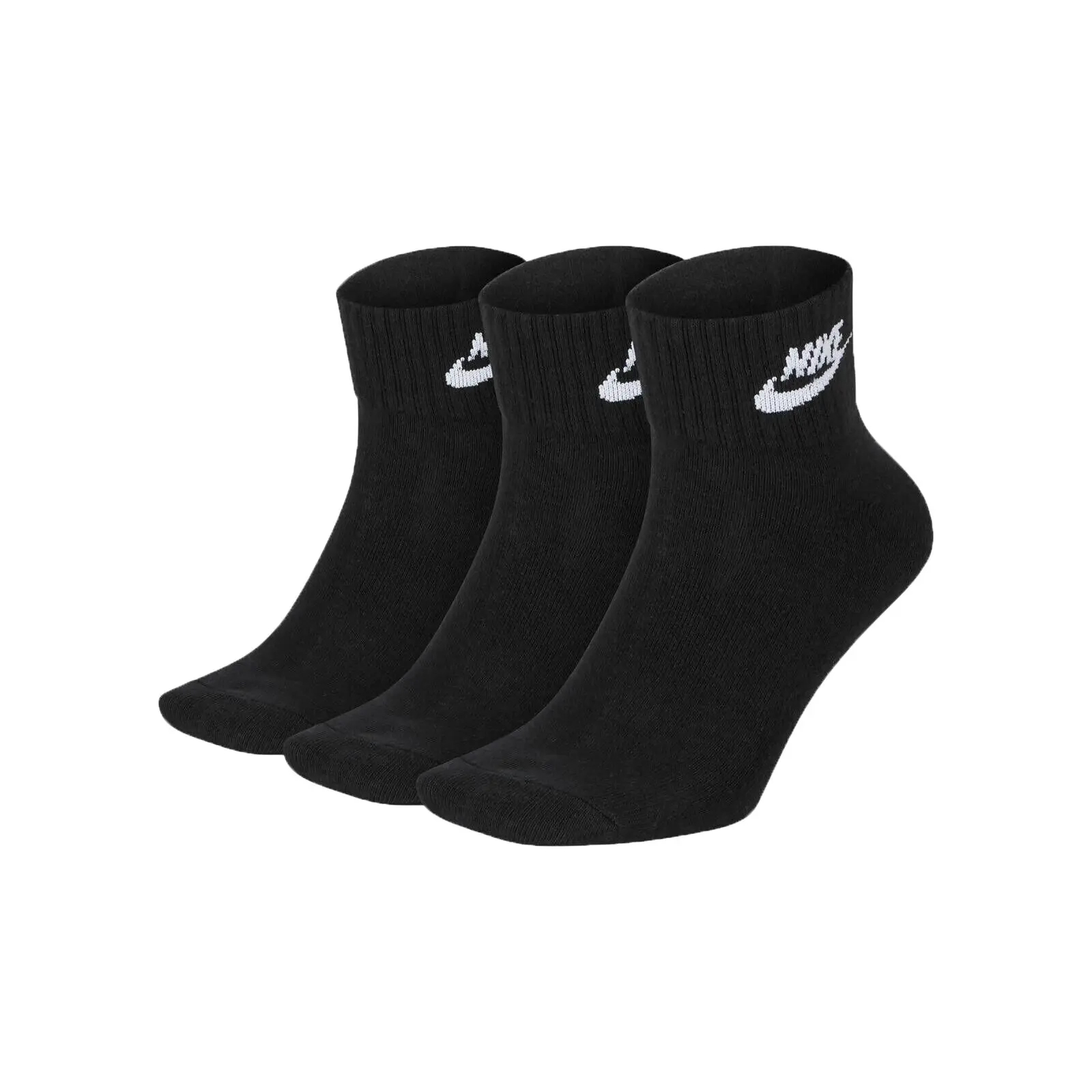 Шкарпетки Nike U NK NSW EVRY ESSENTIAL ANKLE 3PR SK0110-010 46-50 3 пари Чорні (193145890541)
