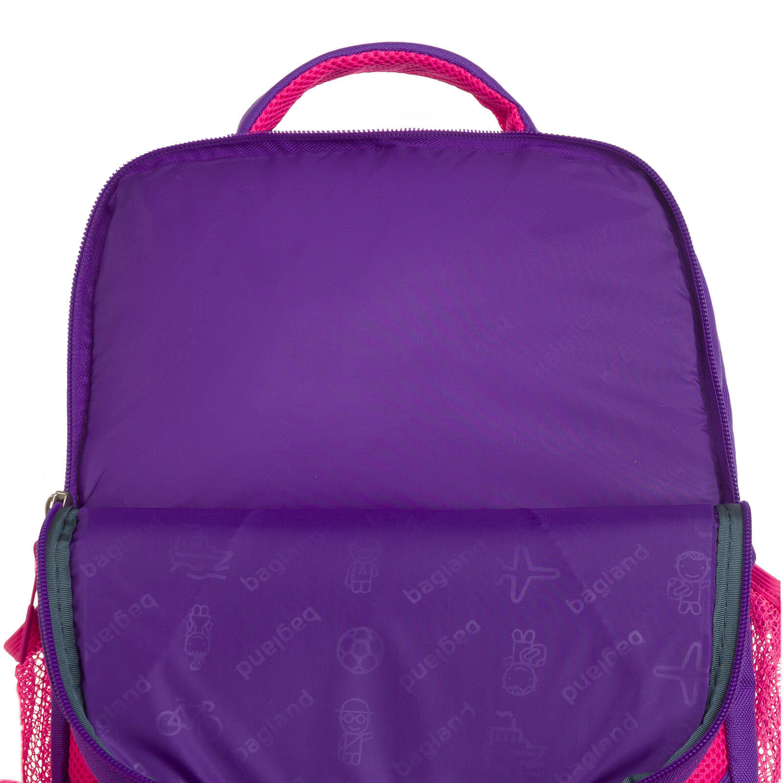 Рюкзак школьный Bagland Школьник 8 л. фиолетовый 5д (0012866) (69201257) изображение 4