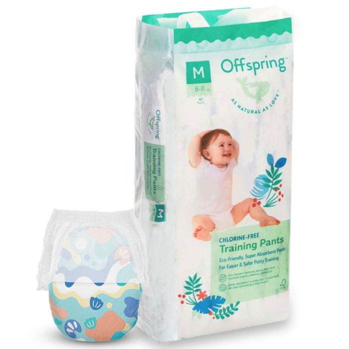Подгузники Offspring трусики Размер M (6-11 кг) 42 шт, Подводный мир (9355465009046) (DP-OI-FAP-M42P-AQT)