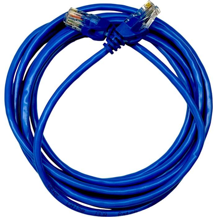 Патч-корд 2м UTP cat.5e, CU, 24AWG, blue GEAR (GPC-UTPCURJ45-2BE) изображение 2