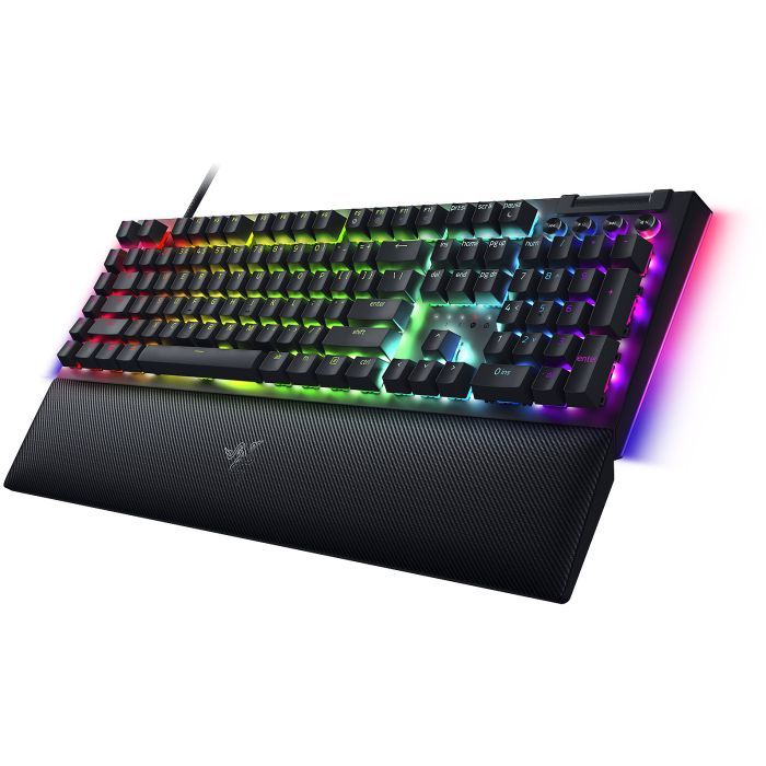 Клавиатура Razer BlackWidow V4 Green Switch USB RU Black (RZ03-04690100-R3M1) изображение 4