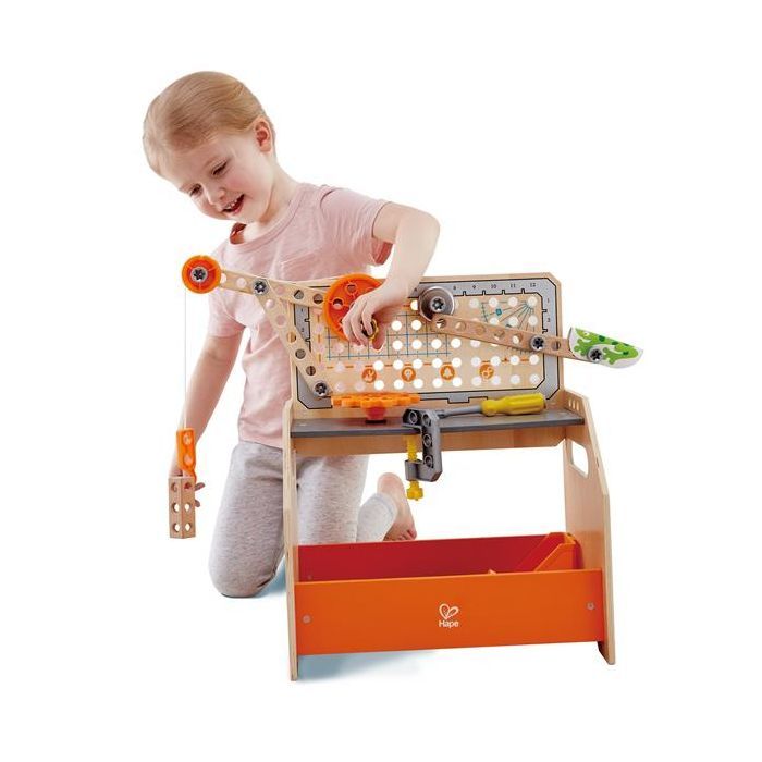 Конструктор Hape Junior Inventor Научный верстак настольный 58 деталей (E3028) изображение 3