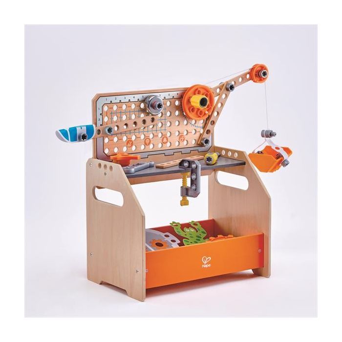 Конструктор Hape Junior Inventor Научный верстак настольный 58 деталей (E3028) изображение 4