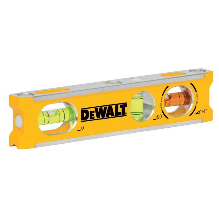 Рівень DeWALT BILLET TORPEDO, алюмінієвий, 165 мм, 3 капсули, магнітний (DWHT42525-0) зображення 2