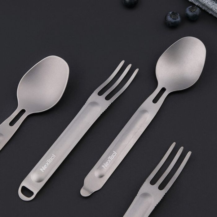 Ложка-вилка туристическая NexTool Outdoor Spoon Fork (NE0124) изображение 8