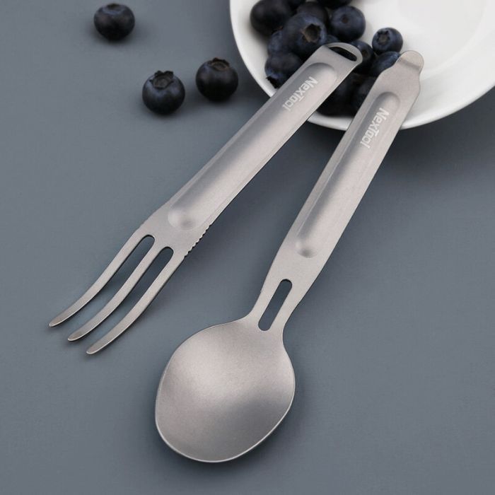 Ложка-вилка туристическая NexTool Outdoor Spoon Fork (NE0124) изображение 9